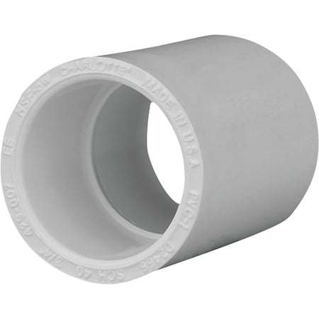 Charlotte Pipe And Foundry 3/4 In. Sch. 40 PVC Coupling PVC 02100  0800HA